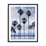 Beach palms Indigo II Wall Art