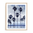 Beach palms Indigo II Wall Art