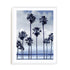 Beach palms Indigo II Wall Art