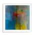 Galactic II Wall Art #oran_white-white-border