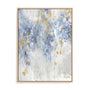 Cascade Blue with Gold Wall Art