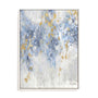 Cascade Blue with Gold Wall Art