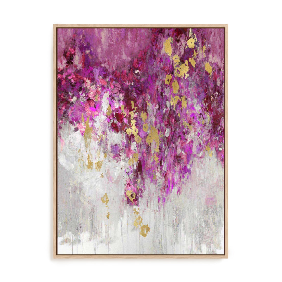 Cascade Magenta Wall Art
