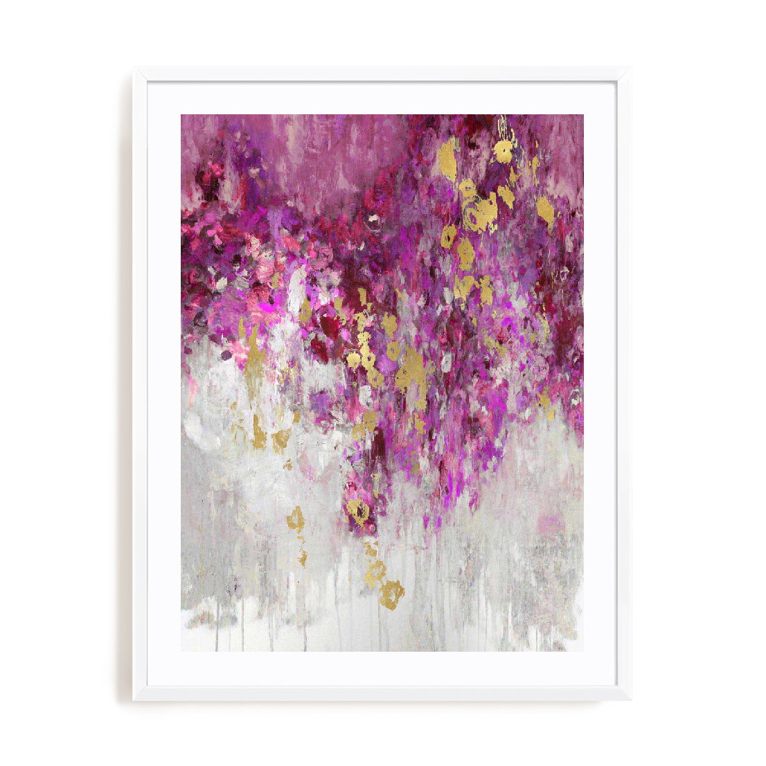 Cascade Magenta Wall Art