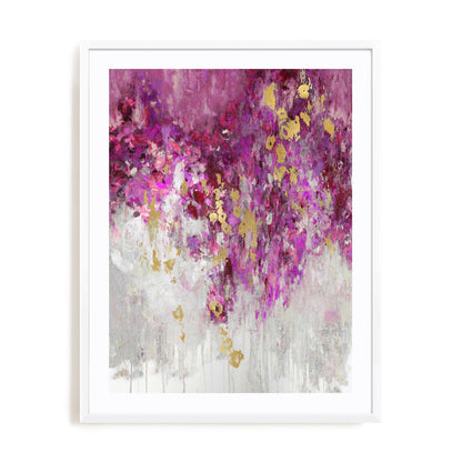 Cascade Magenta Wall Art