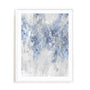 Cascade Blue with Silver Wall Art