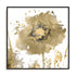 Flower Burst in Gold I Wall Art