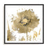 Flower Burst in Gold I Wall Art #oran_black-white-border