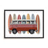 Surfer Van Wall Art