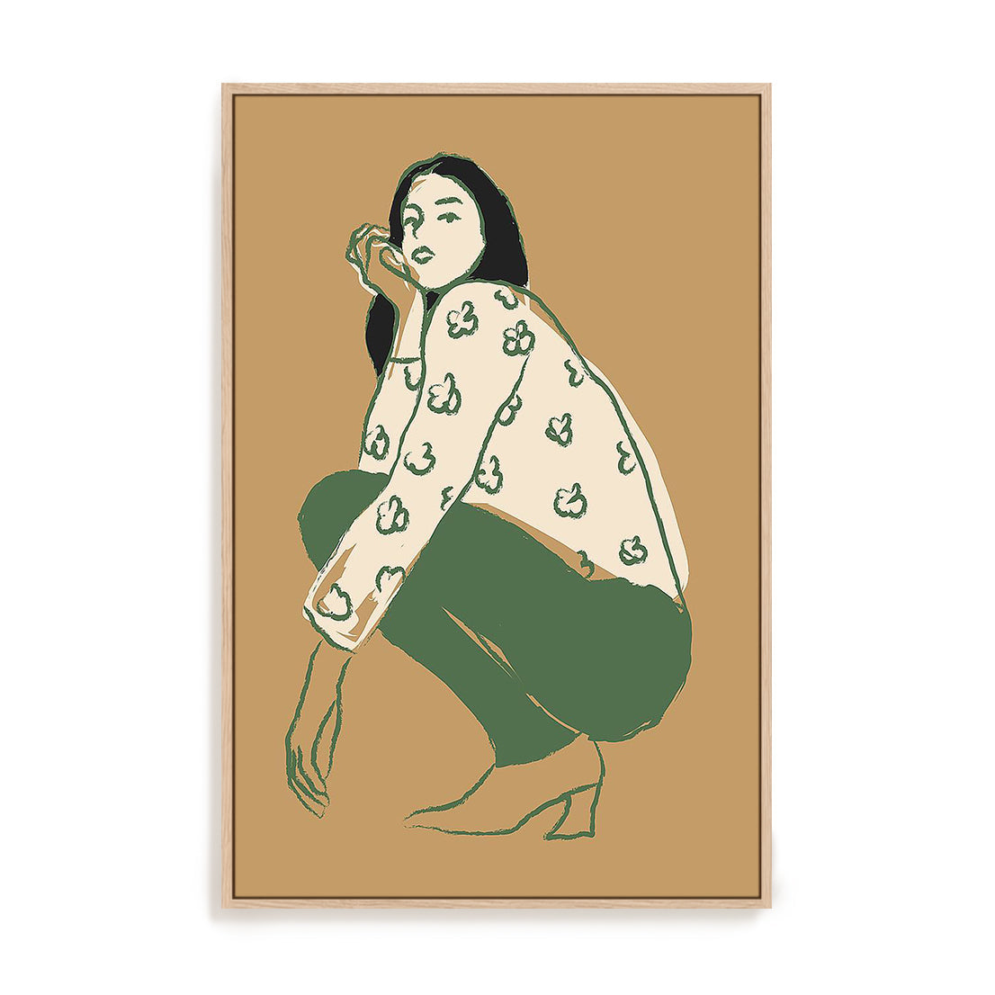 Women Sitting Back