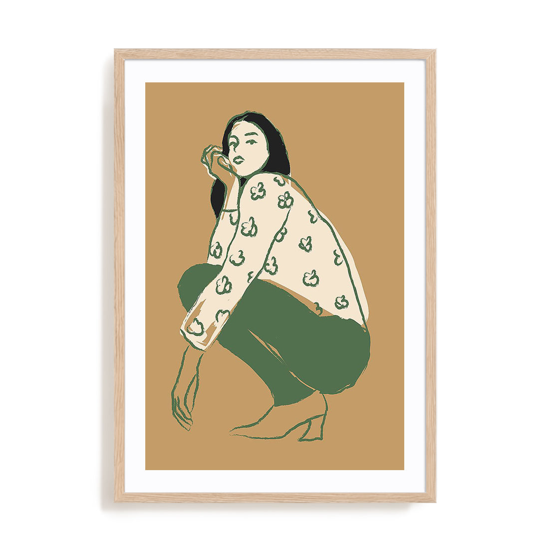 Women Sitting Back