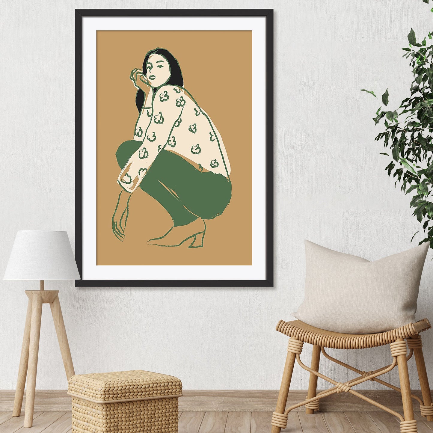 Women Sitting Back