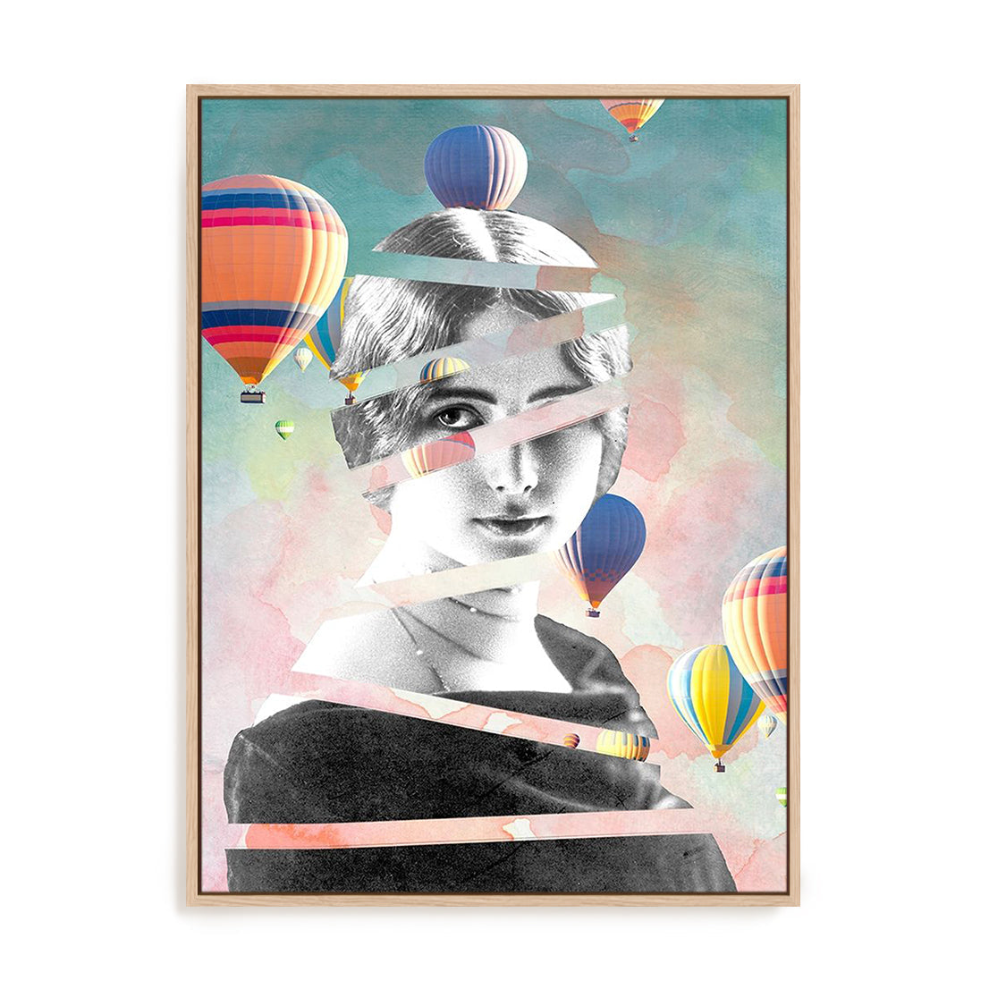 Cleo De Merode Baloons Large Fashion Wall Art