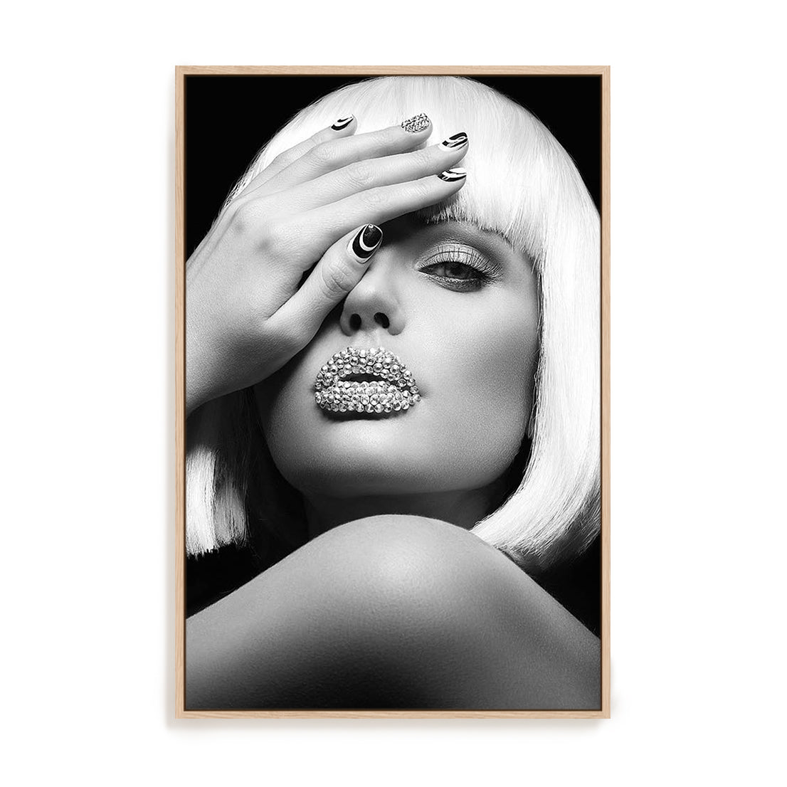 Diamond Lips BW