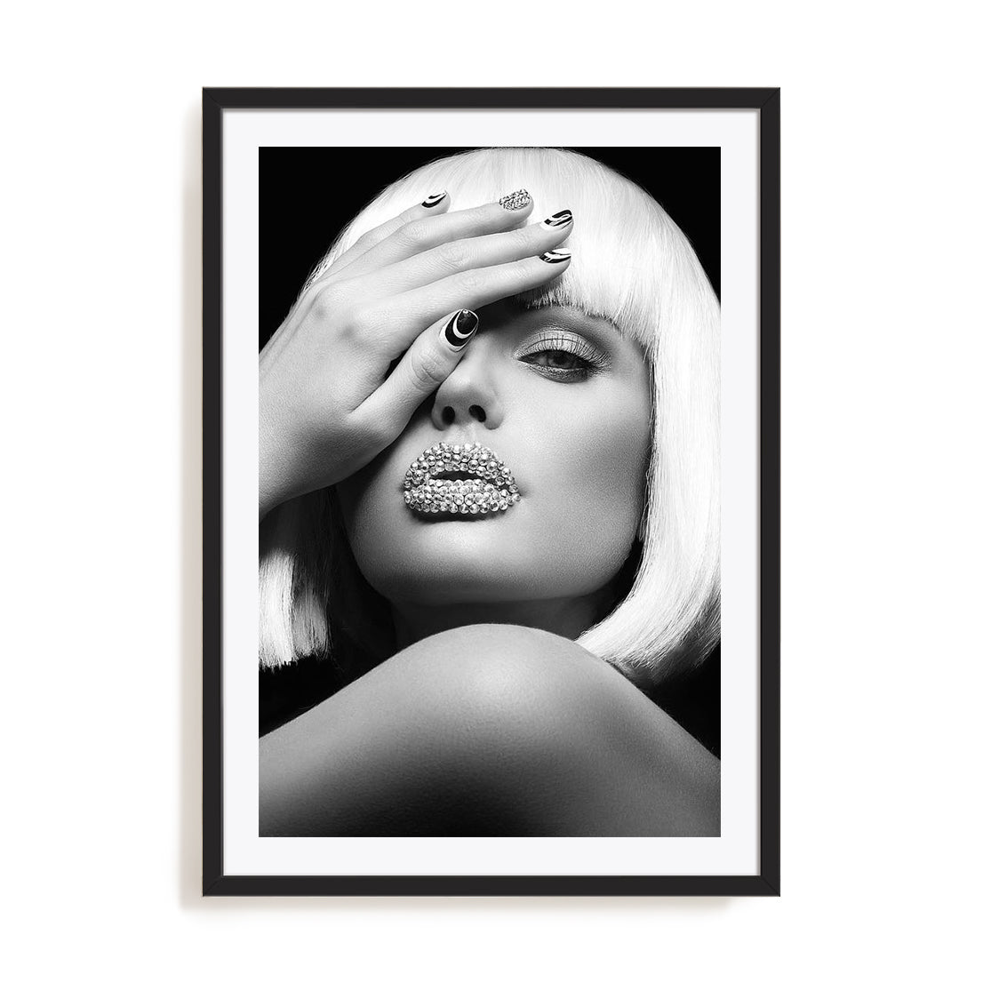 Diamond Lips BW