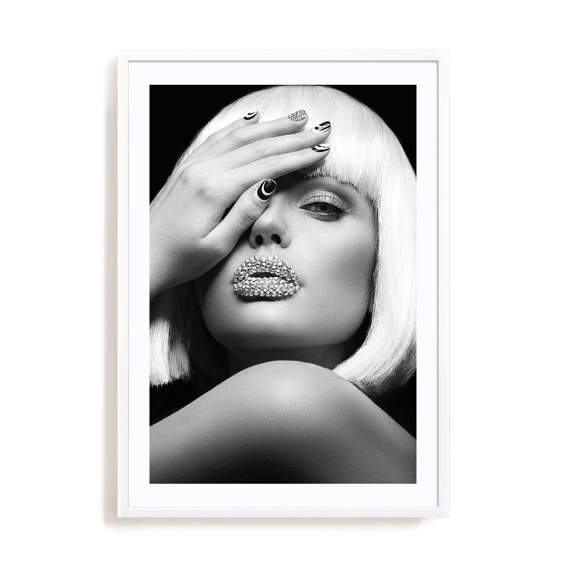 Diamond Lips BW