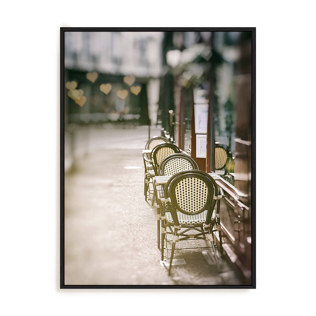 Cafe Chairs on Quiet Village Street