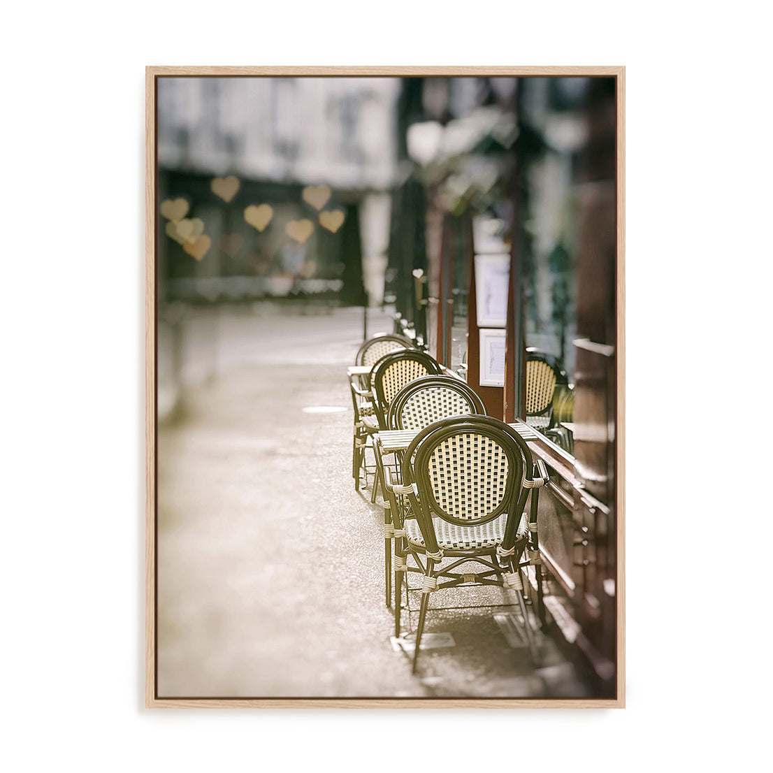 Cafe Chairs on Quiet Village Street