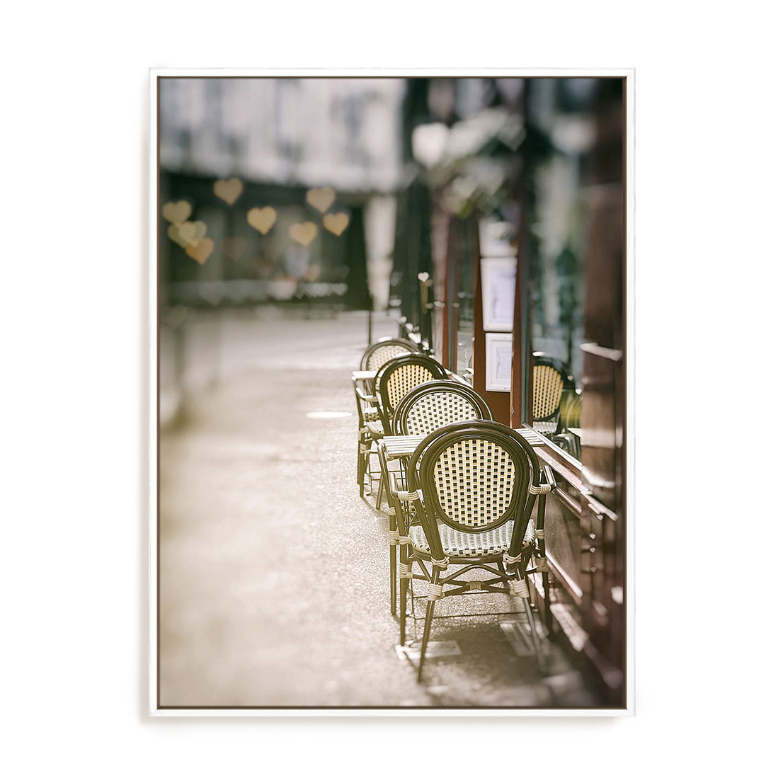 Cafe Chairs on Quiet Village Street