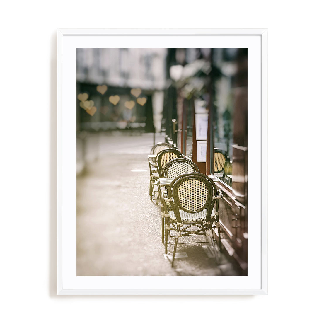 Cafe Chairs on Quiet Village Street