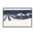 Blue Umbrellas and Sailboat Wall Art