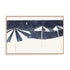 Blue Umbrellas and Sailboat Wall Art