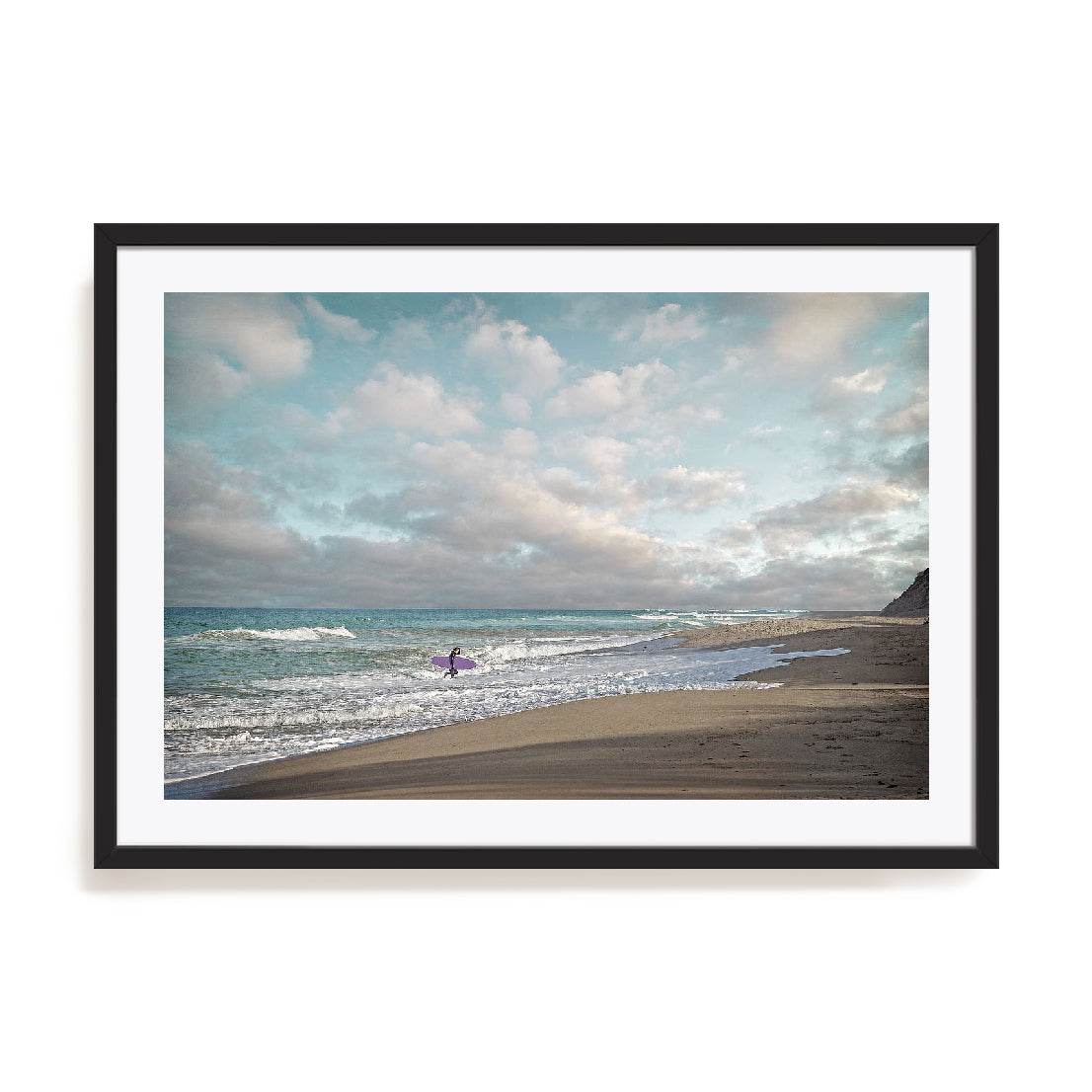 Surfer Meets Sky Wall Art