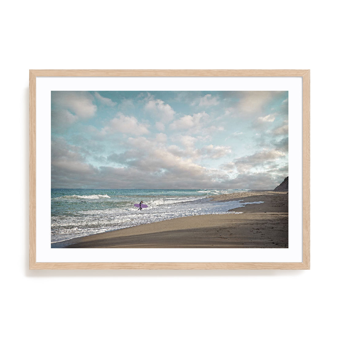 Surfer Meets Sky Wall Art