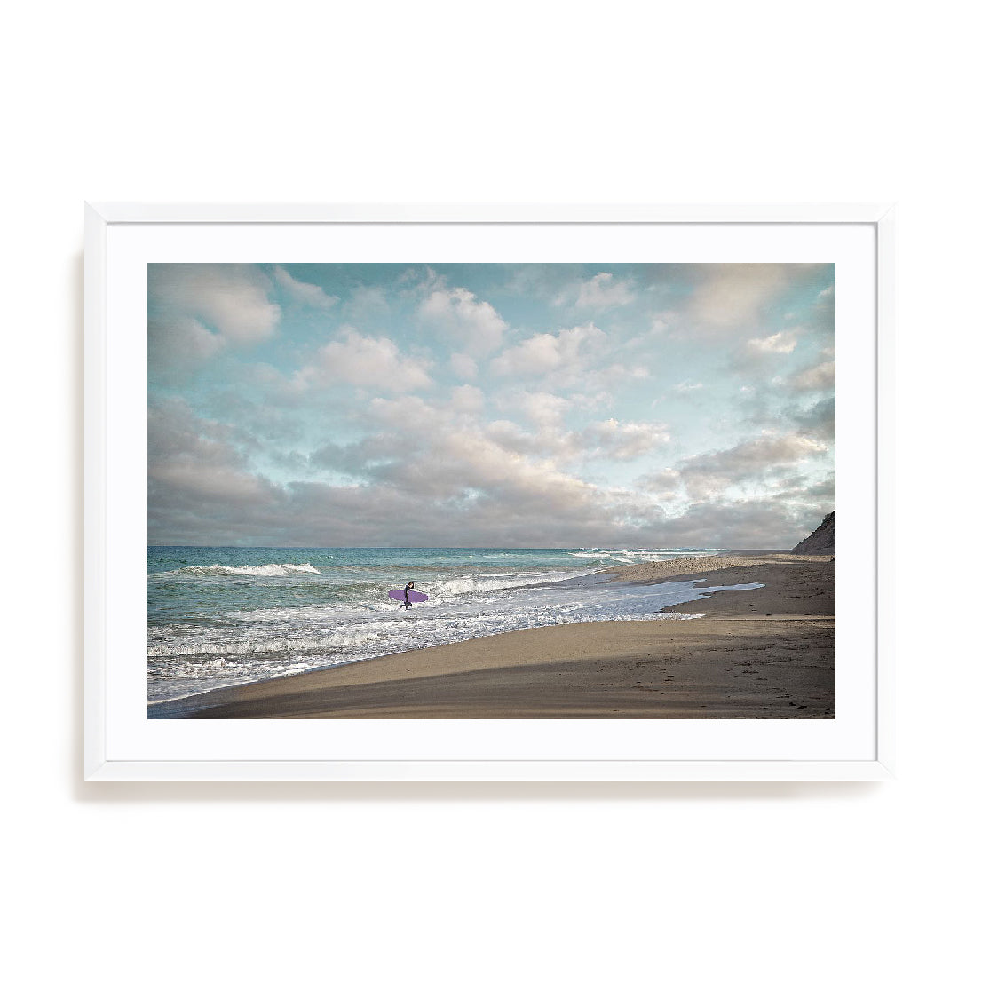 Surfer Meets Sky Wall Art