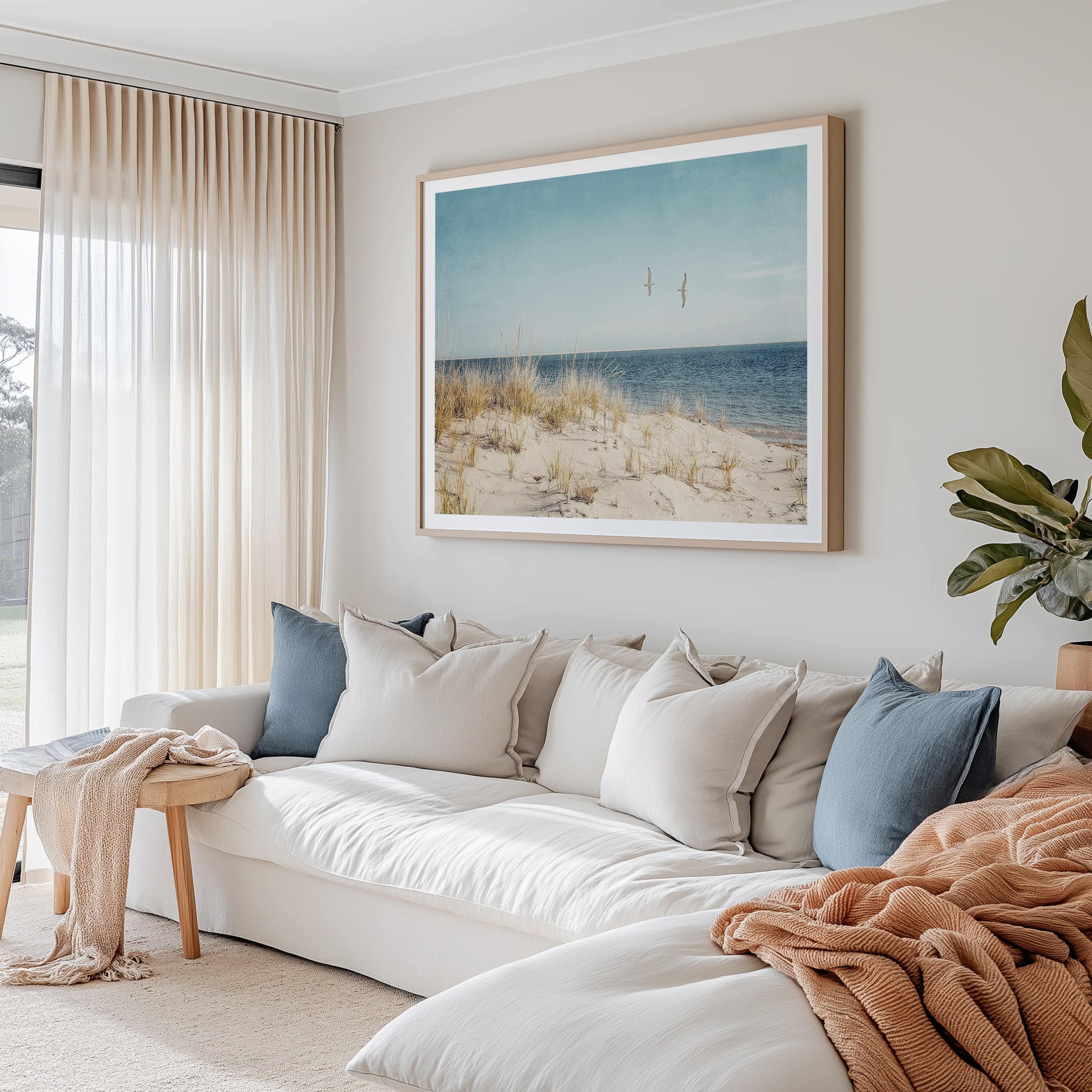 Beach Gulls Wall Art