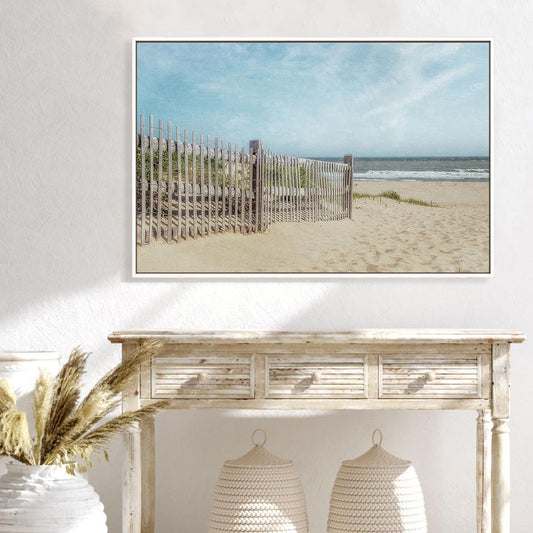 Aqua and Beige Beach
