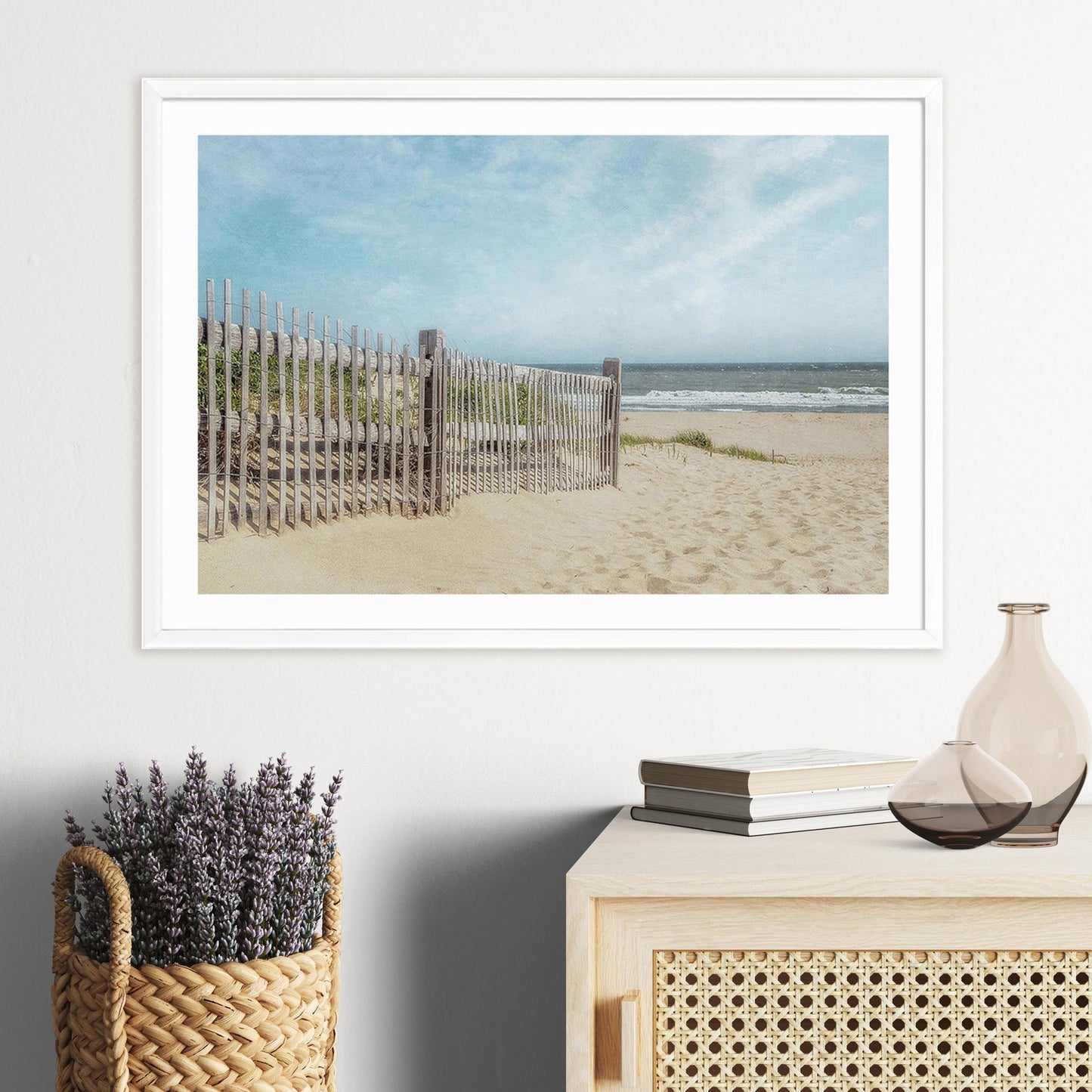 Aqua and Beige Beach