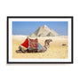 Camel Resting by the Pyramids Wall Art