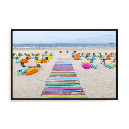 Colorful Beach Walkway Vietnam