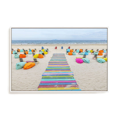 Colorful Beach Walkway Vietnam