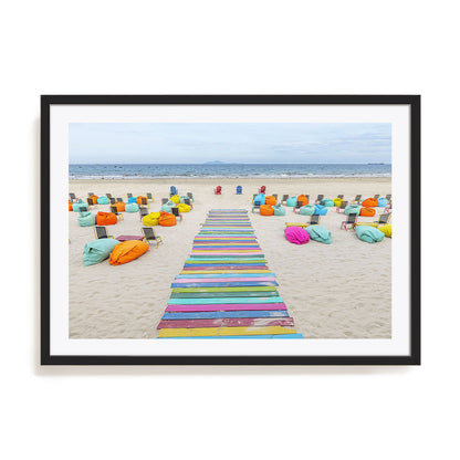 Colorful Beach Walkway Vietnam