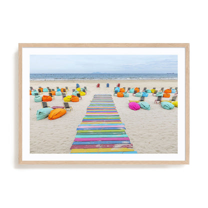 Colorful Beach Walkway Vietnam