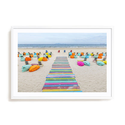 Colorful Beach Walkway Vietnam