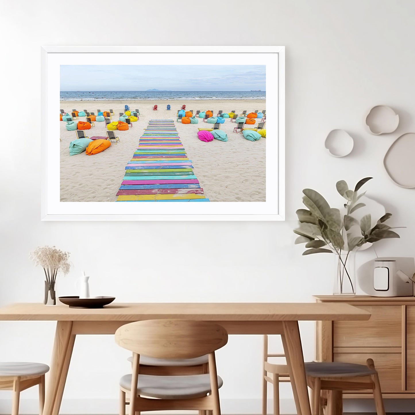 Colorful Beach Walkway Vietnam