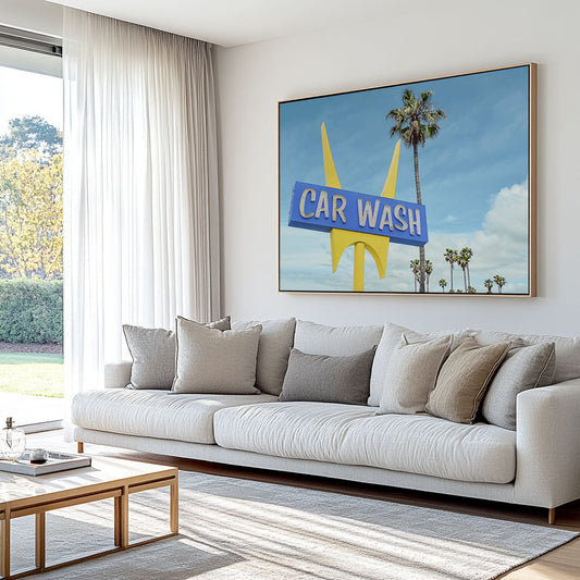 5 Points Car wash Wall Art