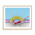 Diving Lady Wall Art