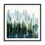 Evening Treeline Sq Wall Art