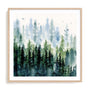 Evening Treeline Sq Wall Art