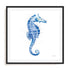 Seahorse Wall Art #oran_black-white-border