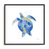 Sea Turtle Wall Art #oran_black-white-border