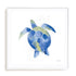 Sea Turtle Wall Art #oran_white-white-border