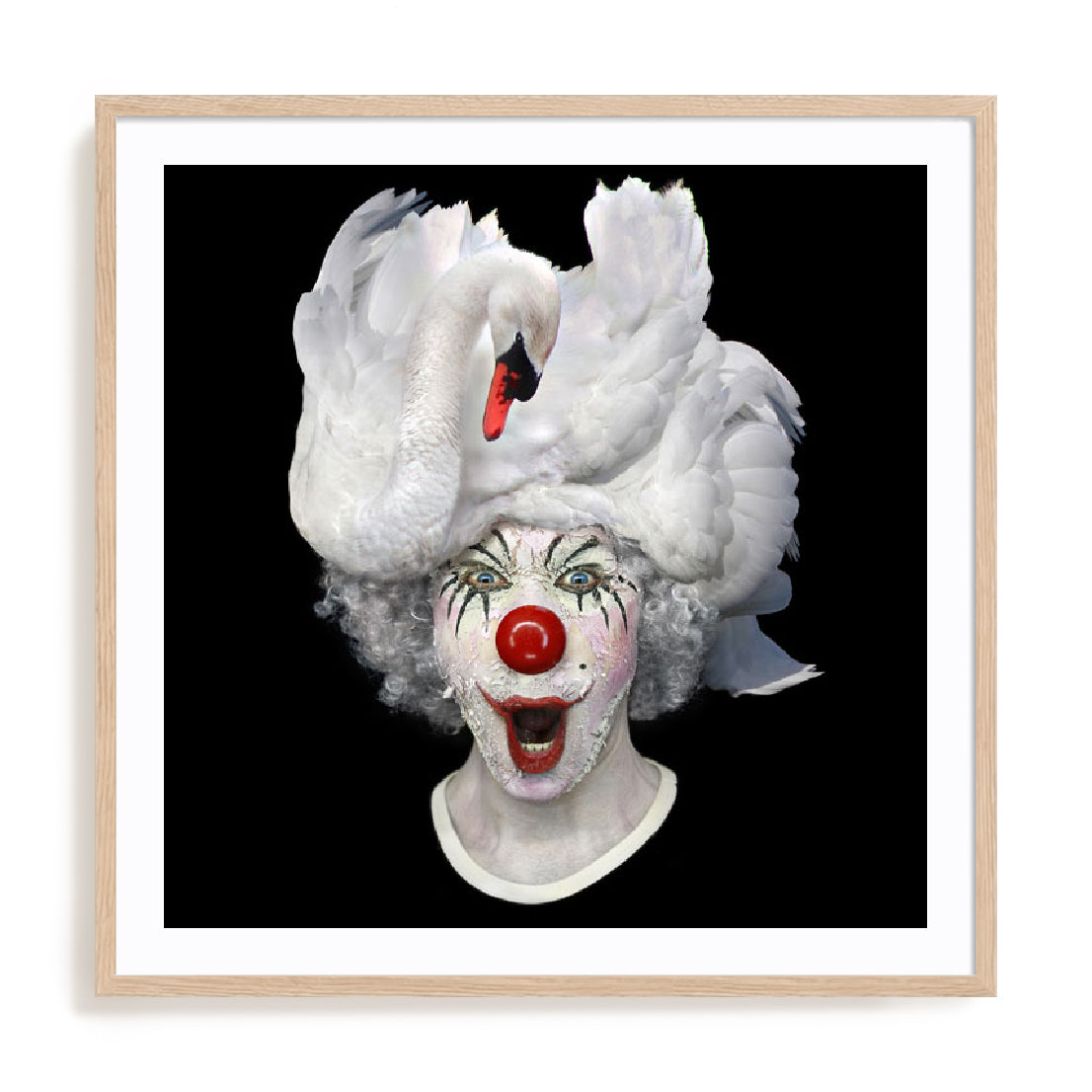 Swan Clown Wall Art