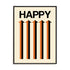 Happy Cream Wall Art
