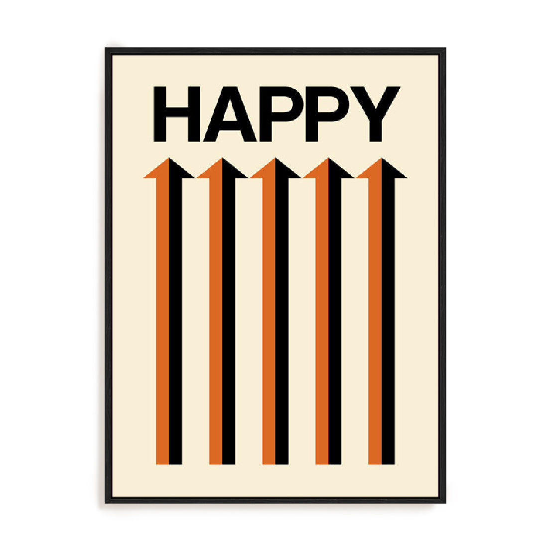 Happy Cream Wall Art