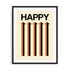 Happy Cream Wall Art